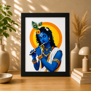 Shri Krishna 8K Photo Frame (A3/ A4)