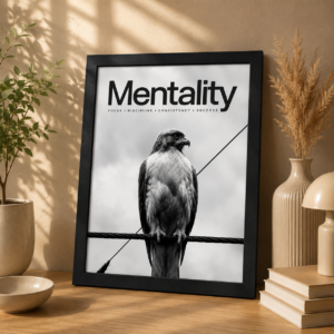 Premium Mentality Quote Photo Frame