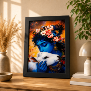 Premium Lord Krishna Photo Frame